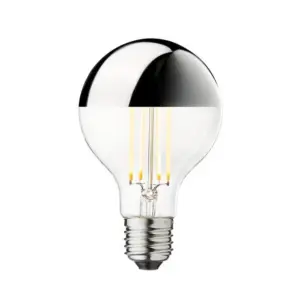 DESIGN BY US - Pære LED 3,5W Globe Ø80 Crown Silver E27