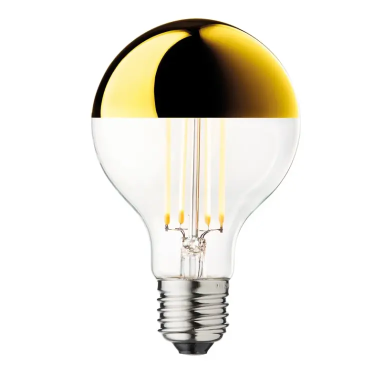 DESIGN BY US - Pære LED 3,5W Globe Ø80 Gold E27