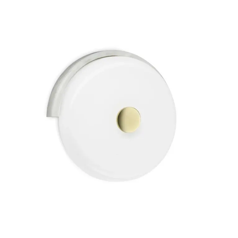 DESIGN BY US - Trip LED-væglampe, hvid marmorering/hvid –