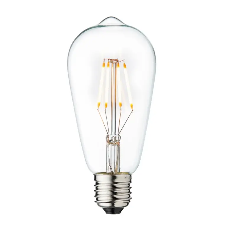 DESIGN BY US - Vintage E27 LED 3,5 W 2.200 K, klar, dæmpbar –