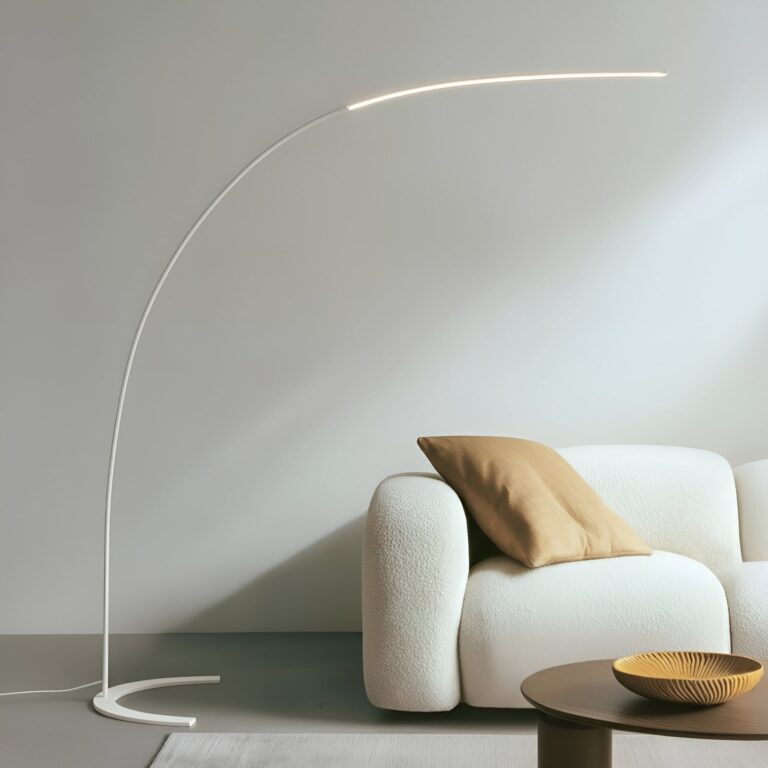 Danua LED Gulvlampe White Lindby - Stue - Moderne - Metal - Med én lyskilde