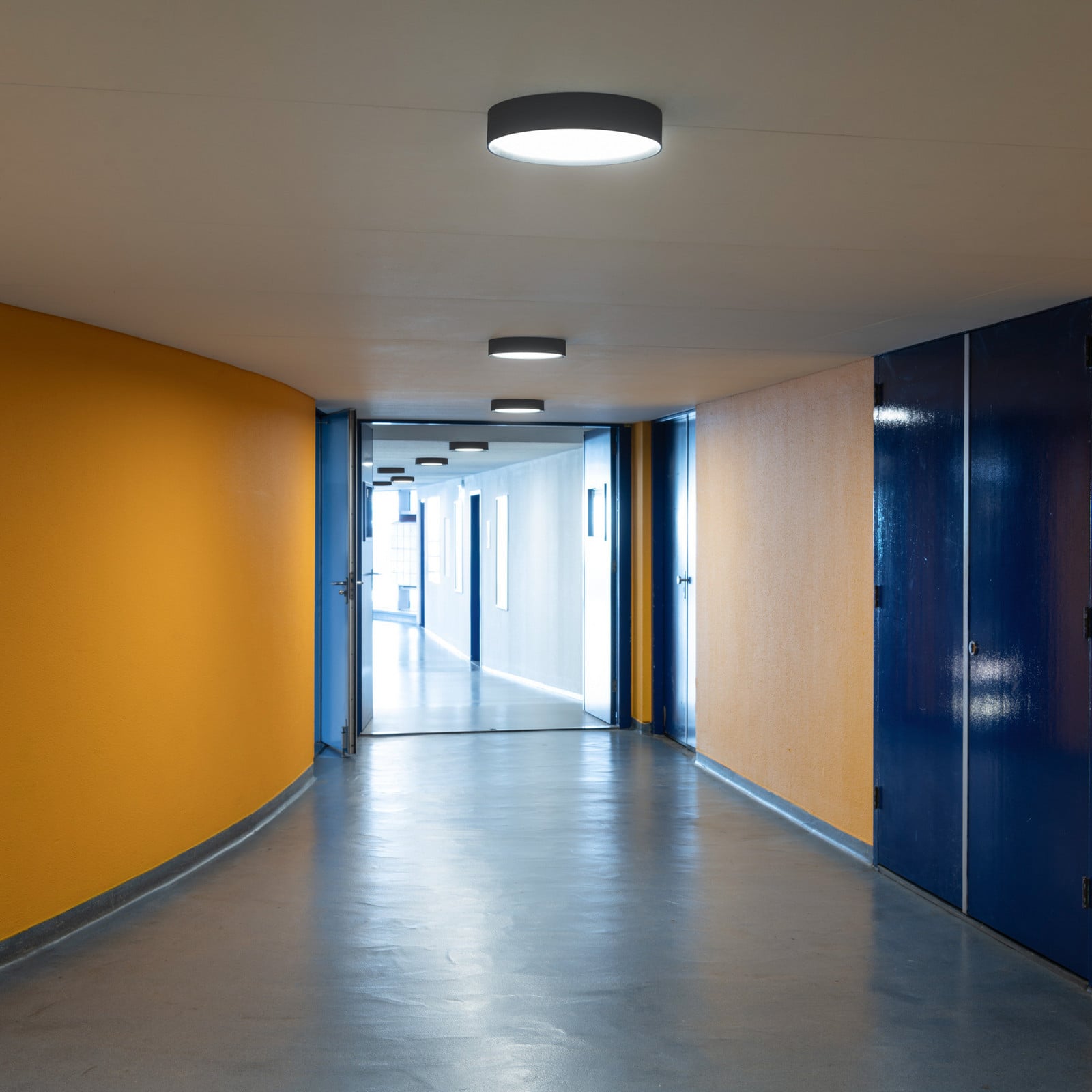 Decona Sensor LED-loftlampe, Ø 42 cm, CCT, aluminium SLV - Entré - Med én lyskilde