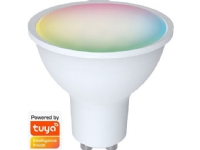 Denver SHL-450, Smart pære, Wi-Fi, Hvid, LED, GU10, Plet