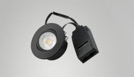 Diospot '30' V.2 Downlight LED 6w 3000k 320lm 38Â° RA95, sort - Low Profile