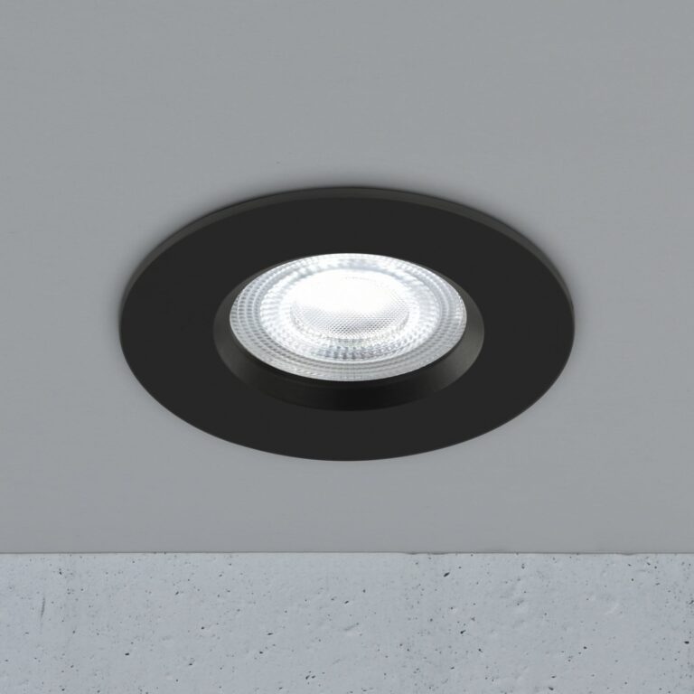 Don Smart LED-indbygningslampe RGBW sort 8,5 cm IP65 - Nordlux - Badeværelse - Plastik - Med én lyskilde