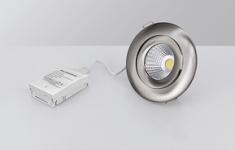 Downlight MD-360, LED, 6W, Satin, AC-Chip, IP44
