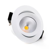 Downlight SLC One 360 LED, 8W, 2700K, IP44, hvid
