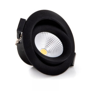 Downlight SLC One 360° LED 8W 2700K IP44 Sort