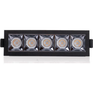 Downlight SLC Pixel X5 LED 13W 2700K Sort