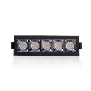 Downlight SLC Pixel X5 LED 13W 2700K Sort