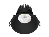 Downlight Velia LED 10,9W 2700K, 650 lm, 230V rund, mat sort