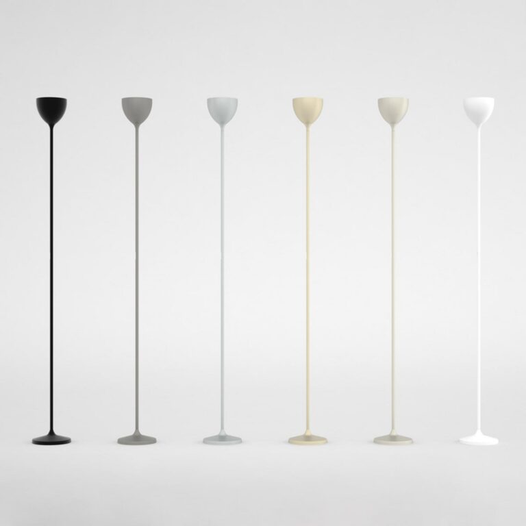 Drink F1 Gulvlampe LED 2 Alu Rotaliana - Stue - Design - Metal - Med én lyskilde