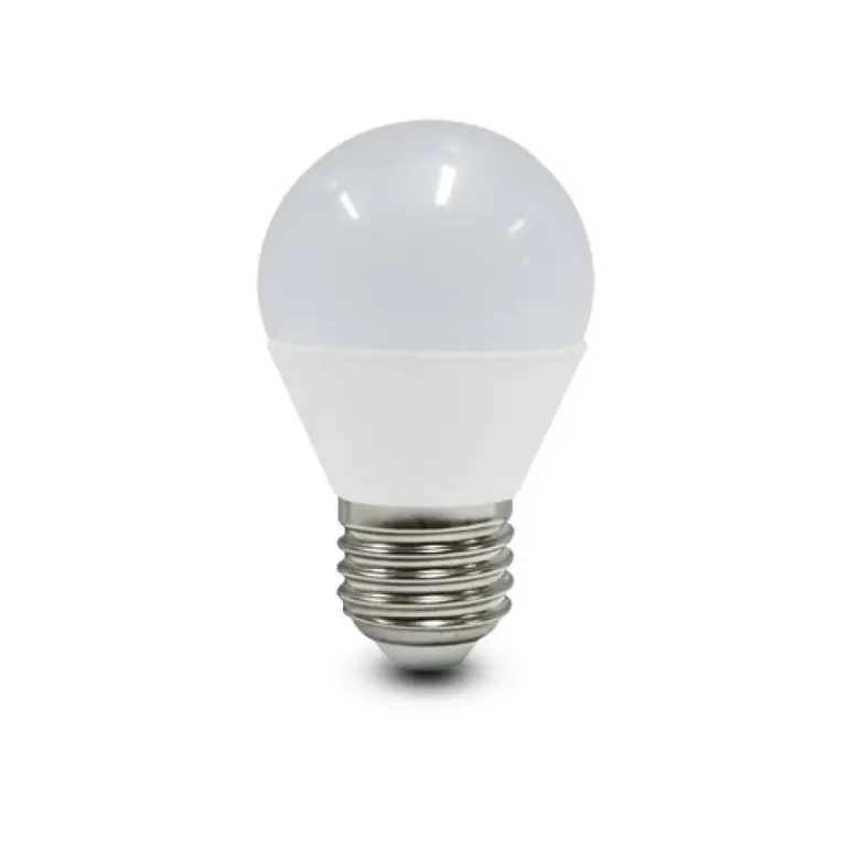 DuraLamp - LED-pære E27 Miniglobe 6 W 3.000 K mat lamp