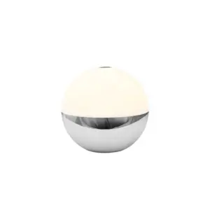 Dyberg Larsen - Alba LED-batteridrevet bordlampe krom dæmpbar IP44