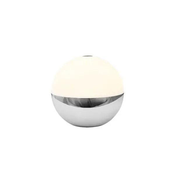 Dyberg Larsen - Alba LED-batteridrevet bordlampe krom dæmpbar IP44