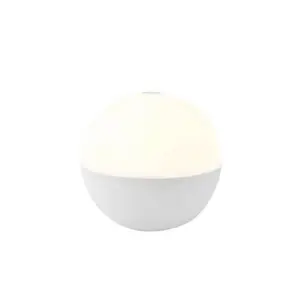 Dyberg Larsen - Alba LED-bordlampe, hvid, dæmpbar. IP44