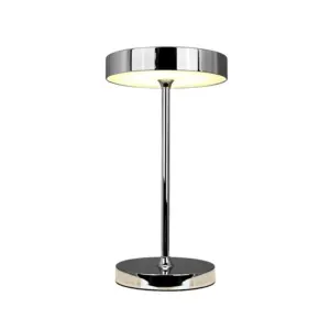 Dyberg Larsen - Starlight LED-batteridrevet bordlampe, krom, metal