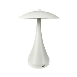 Dyberg Larsen - Vienna LED Portable Bordlampe Cremet Hvid DybergLarsen