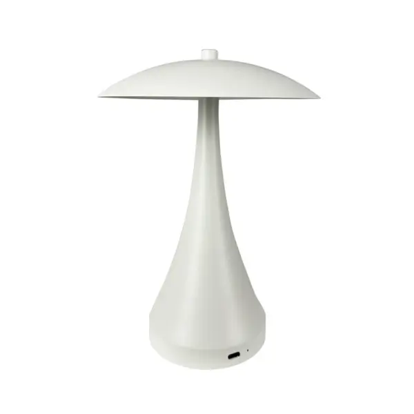 Dyberg Larsen - Vienna LED Portable Bordlampe Cremet Hvid DybergLarsen