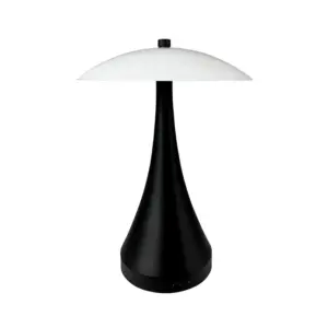 Dyberg Larsen - Vienna LED Portable Bordlampe Sort/Opal DybergLarsen