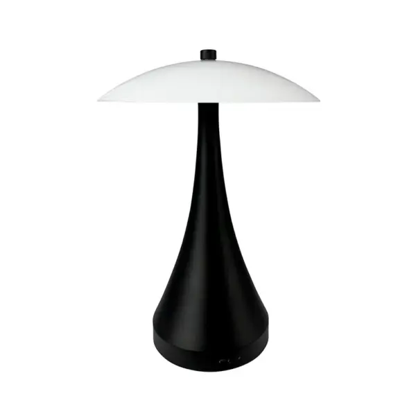 Dyberg Larsen - Vienna LED Portable Bordlampe Sort/Opal DybergLarsen