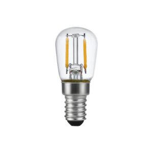 E14 1,5W LED filament pære - 140lm, 2500K, klar, Pygmy 6cm