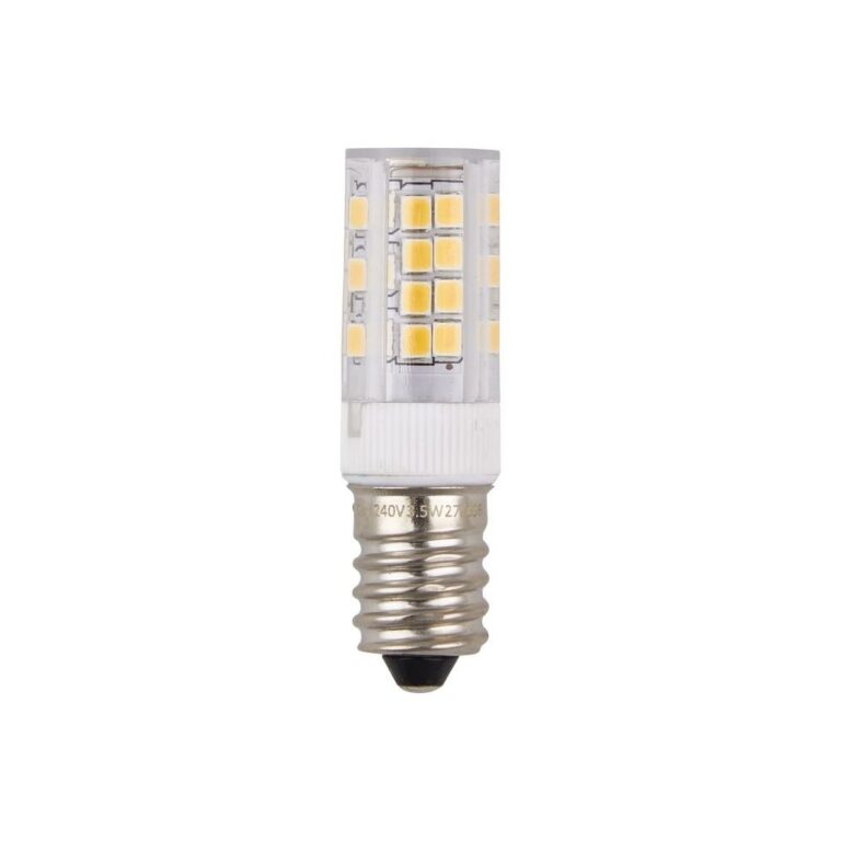 E14 3,5W dæmpbar LED pære - 5,3cm, 2700K, klar, Triac dæmpbar