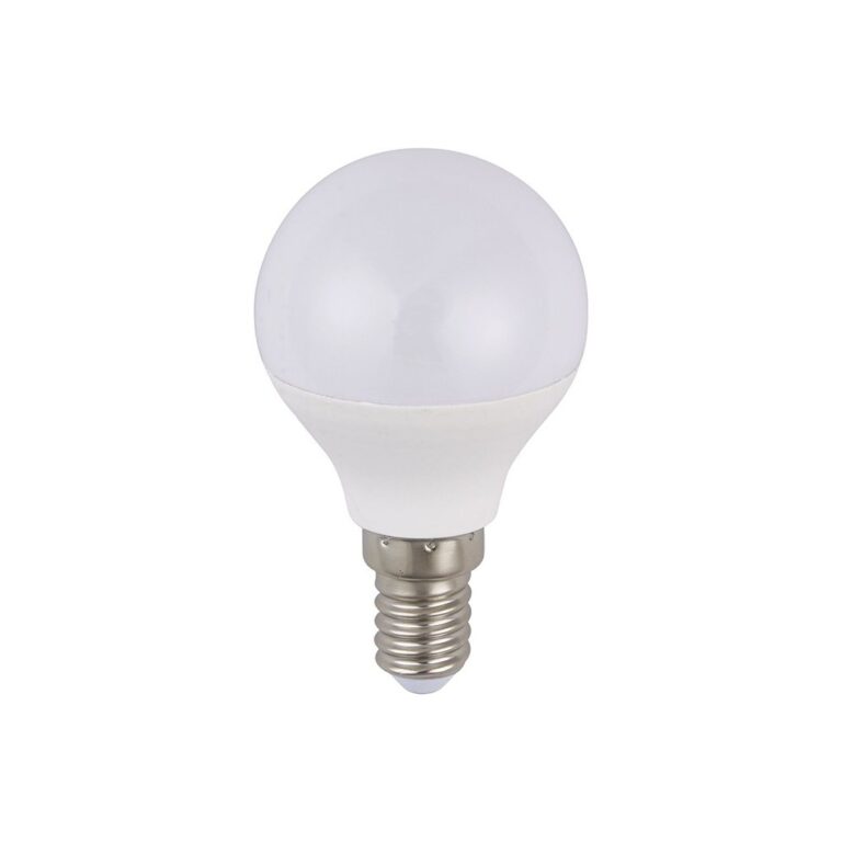 E14 3W LED kronepære, 12-60V - G45, 250lm, opal glas