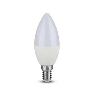E14 4,8W Smart LED kertepære - RGB+CCT, C35, inkl. RF fjernbetjening, dæmpbar