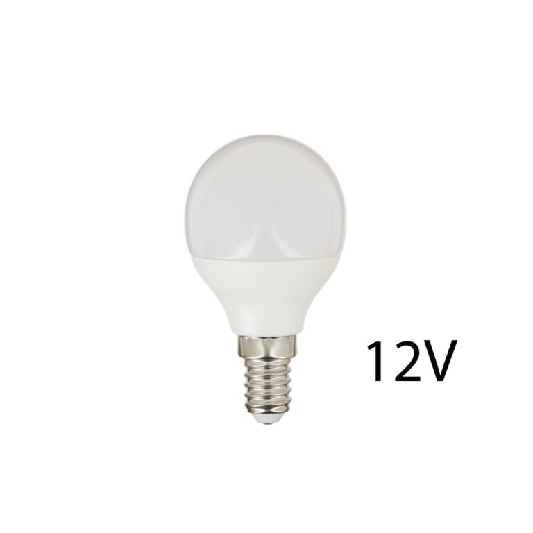 E14 4W LED pære - 12V DC, P45