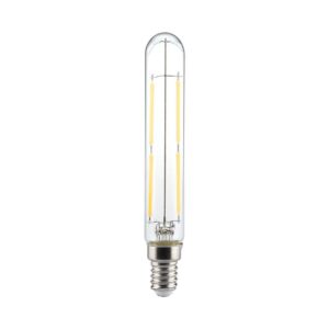 E14 4W LED pære - T20, kultråd, klart glas