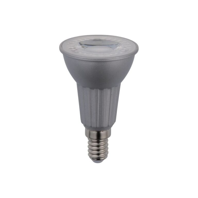 E14 5W dæmpbar LED pære - PAR16, 380lm, 2700K, 36Â°, sølv finish