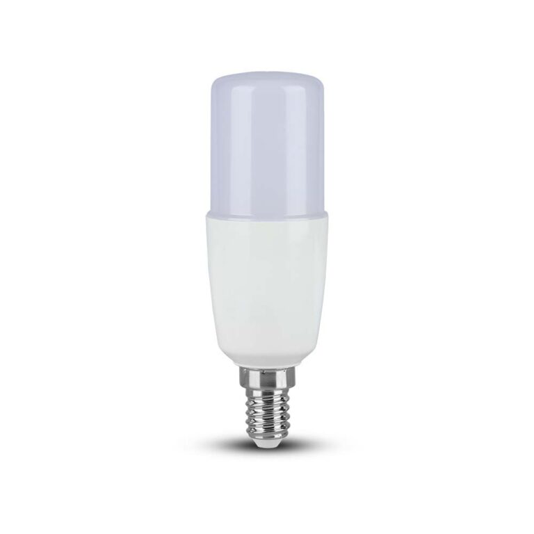 E14 7,5W LED pære - T37, 660lm, 4000K, neutral hvid, erstatter 55W