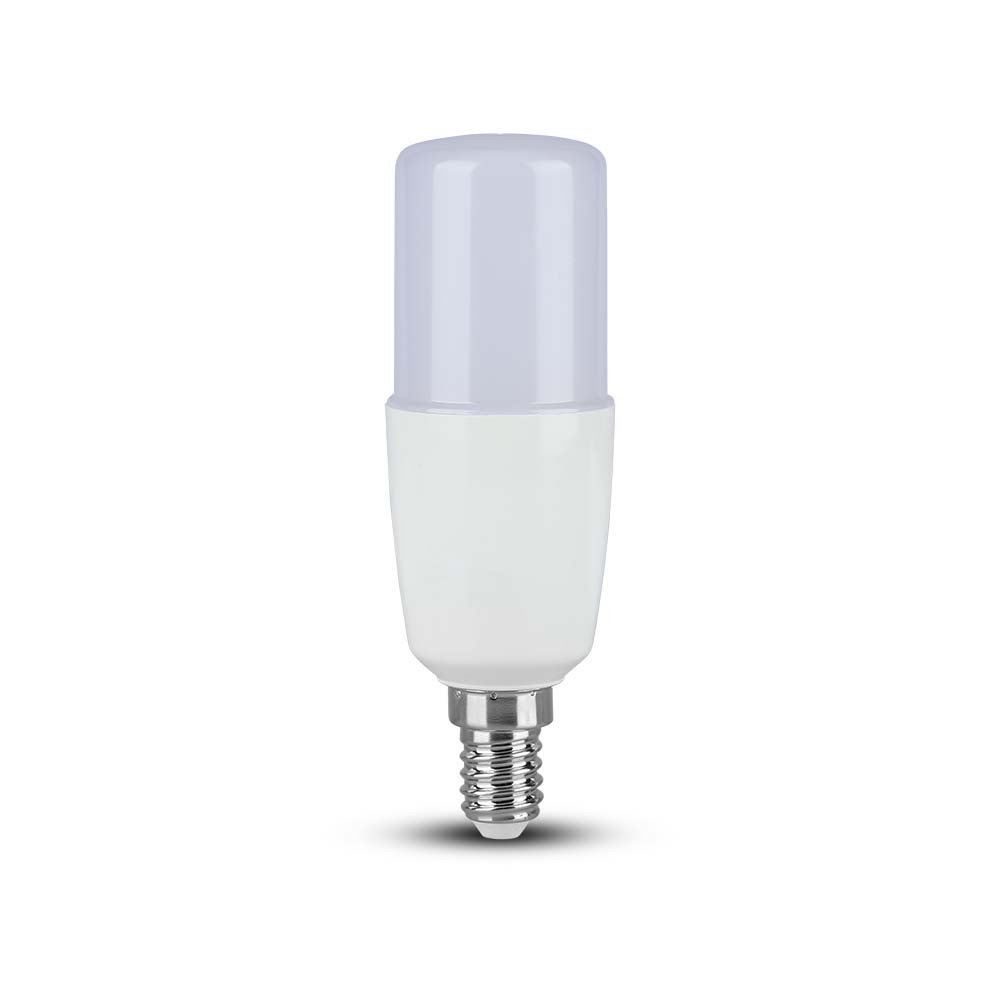 E14 7,5W LED pære - T37, 660lm, 4000K, neutral hvid, erstatter 55W