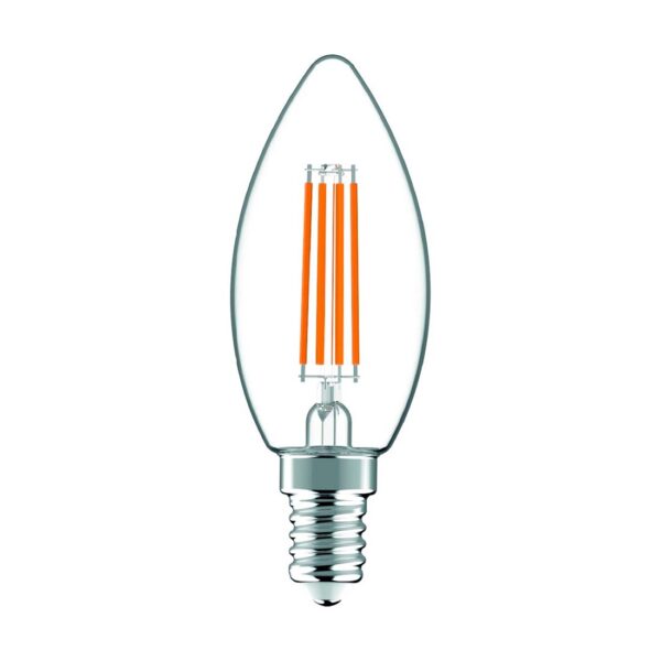 E14 Pære - Filament Pære - LED - 4.9W - 2700K - 806lm