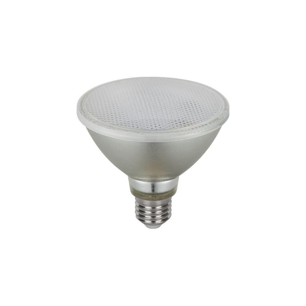 E27 10W dæmpbar PAR30 LED pære - 700lm, 36°, IP65, glas, varm hvid