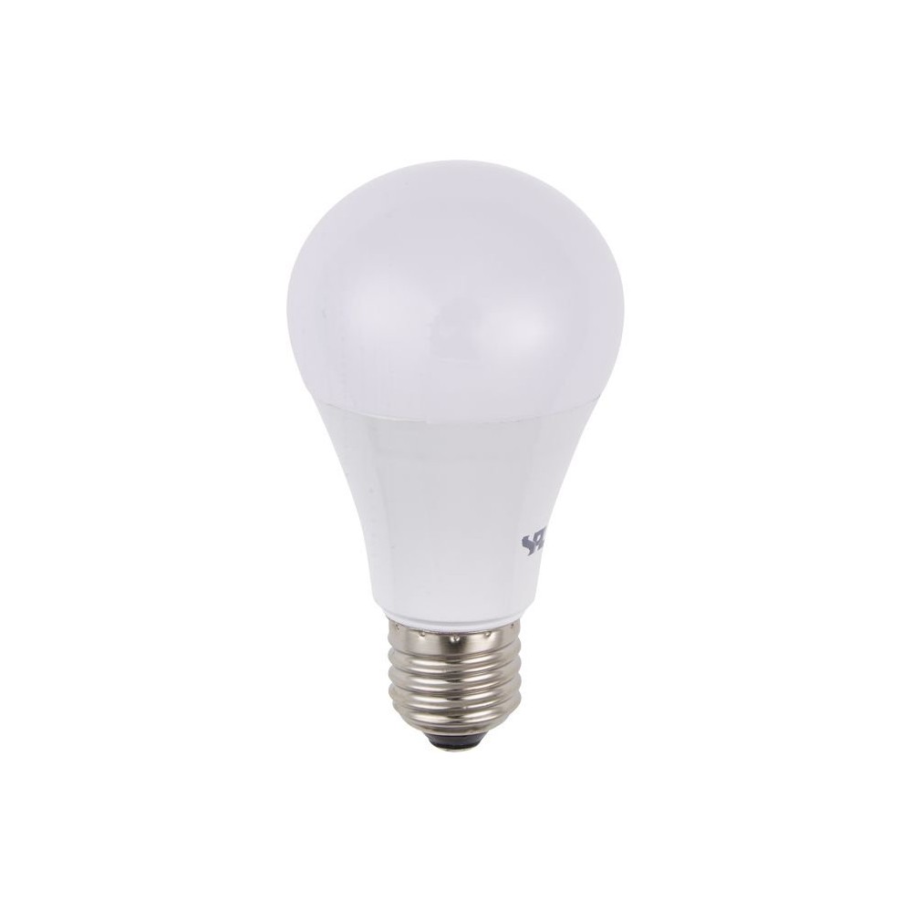E27 12W dæmpbar LED pære - A65, 1055lm, opal glas, 2700K