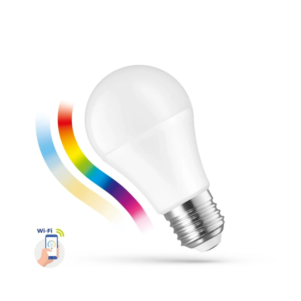 E27 13W Smart Home LED pære - A60, Tuya/Smart Life, virker med Google Home, Alexa og smartphones