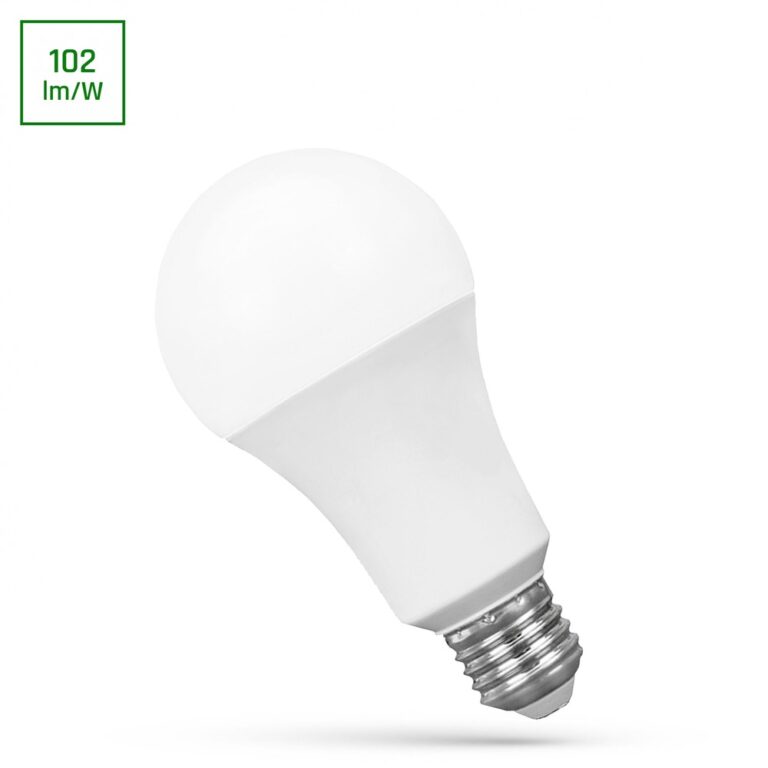 E27 20W LED pære - A60, 2045lm, 3000K, 220Â° spredning