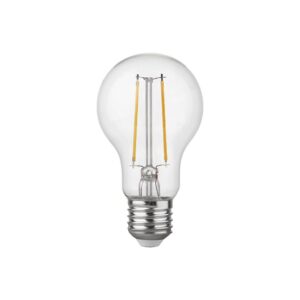 E27 2,5W dæmpbar LED pære - A60, filament, 250lm, 2500K, klart glas