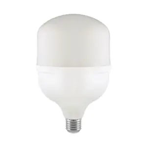 E27 40W LED pære - T120, Med E40 fatningsadapter