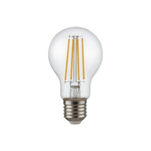E27 4,7W dæmpbar LED pære - A60, filament, 470lm, 2500K, klar glas