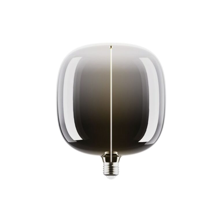 E27 4,8W dæmpbar LED pære - Big Flex Magnetic, 1800K, Smoke glas, 100lm