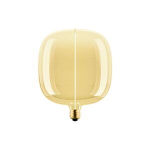 E27 4,8W dæmpbar LED pære - Big Flex Magnetic, 1800K, filament, guld glas, 200lm