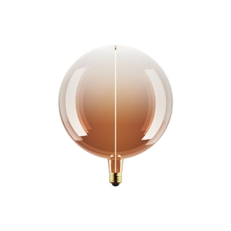 E27 4,8W dæmpbar LED pære - G200, Filament Flex Magnetic, 1800K, Tea brown, 200lm