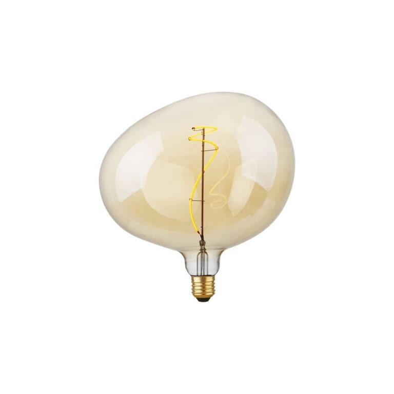 E27 4W Filament Flex Snoopy G220 - 240lm, 2200K, guld glas, dæmpbar