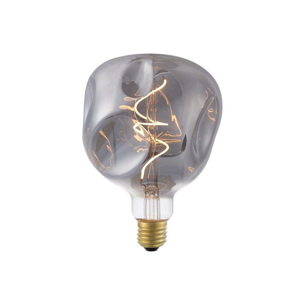 E27 4W XL Flex Mystery LED pære - G125, 100lm, 2200K, Smoke, dæmpbar