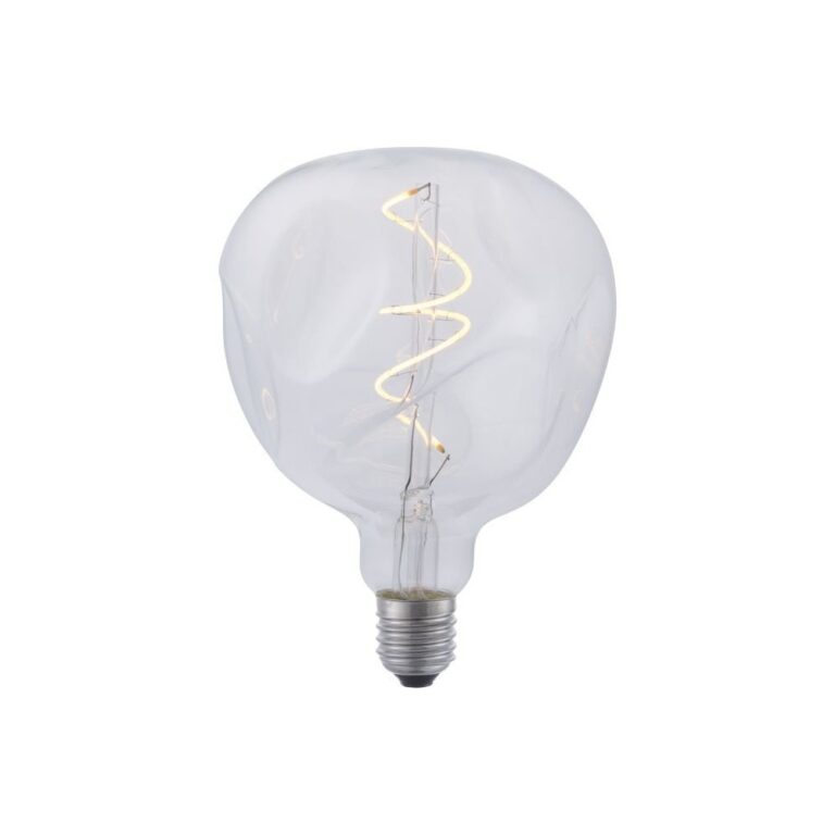 E27 4W XL Flex Mystery LED pære - G125, filament, dæmpbar, 2200K, klar glas