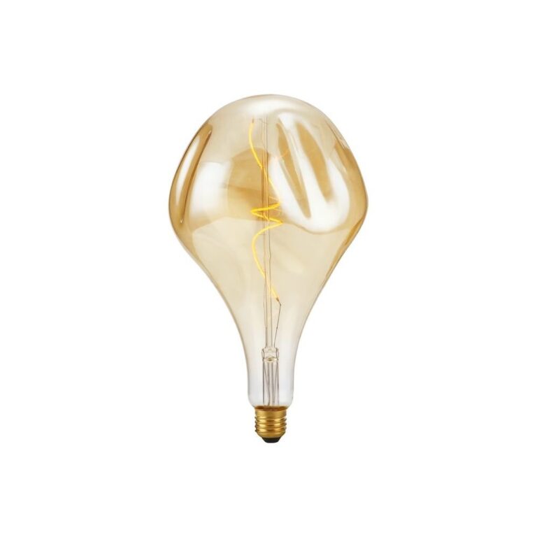 E27 4W XXL Filament LED pære - A165, Mystery, dæmpbar, 2000K, guld glas