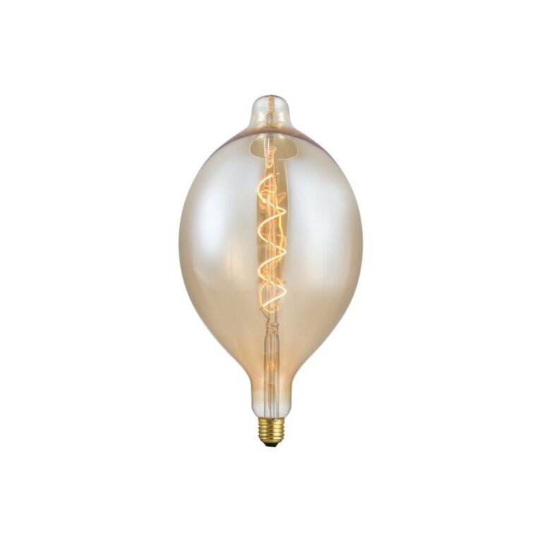 E27 4W XXL Flex Filament LED pære - 34cm, 2000K, Gold, dæmpbar